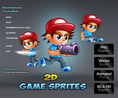 2dgamecharacterspritesheets Gallerytemplate Game Art Partners