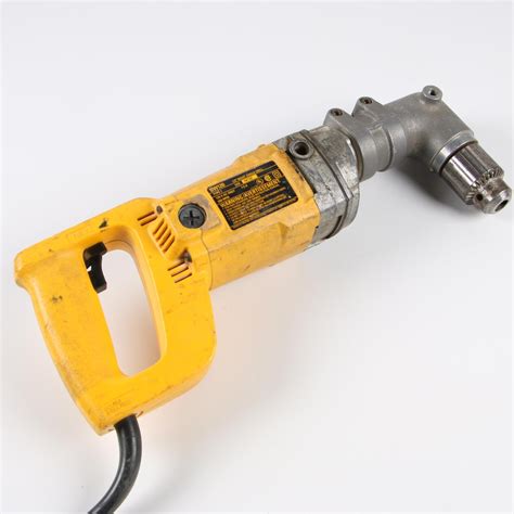 Dewalt 12 Right Angle Drill With Case Ebth