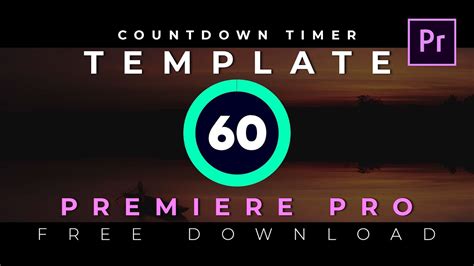 Create an animated countdown timer in adobe premiere pro தமிழ் hi this is mohamed ameen today i am going to. Countdown Timer Free Template for Adobe Premiere Pro ...
