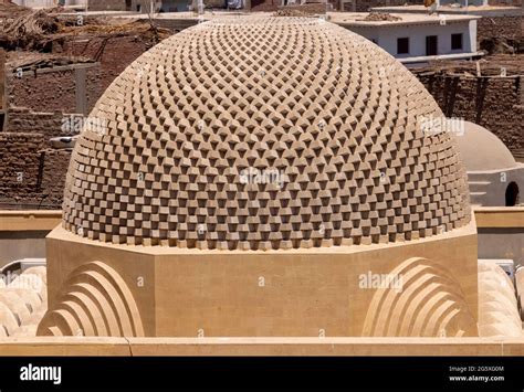 Brick Dome Abu Al Stait Mosque Basuna Sohag Egypt Stock Photo Alamy