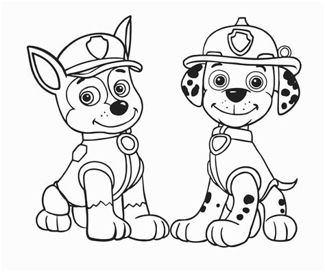 Figuras Para Pintar Paw Patrol – Inspiring Life