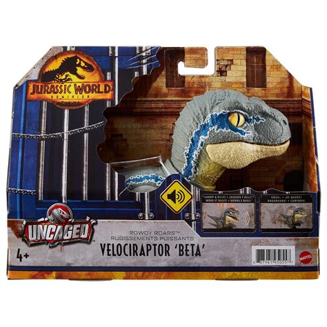 Jurassic World Uncaged Rowdy Roars Velociraptor Beta Figure Nfm In 2022 Jurassic World