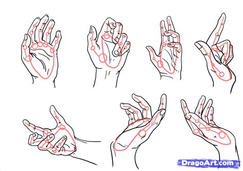 How To Draw Hands Step By Step Hands People Free Online Drawing