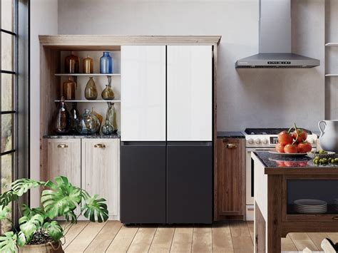 Samsung Bespoke 2021 4 Door Flex Refrigerator Offers Customizable Food