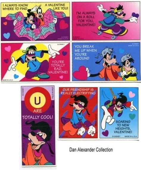 Valentines From Your Childhood Disney Valentines Goofy Movie