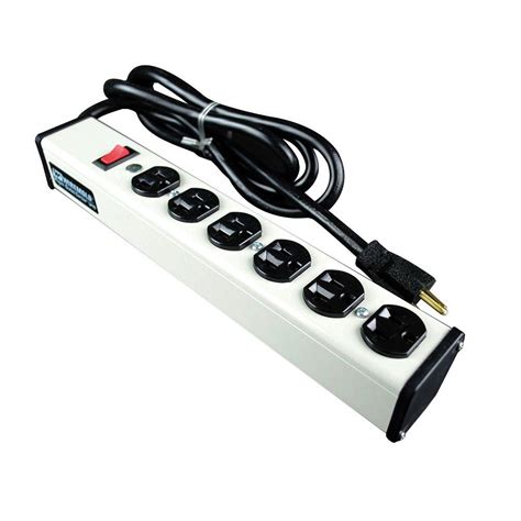 Legrand Wiremold 6 Outlet 20 Amp Compact Power Strip 6 Ft Cord Ulb620