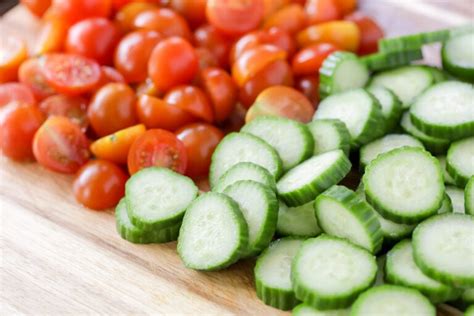 Easy Cucumber Tomato Salad Recipe Lil Luna