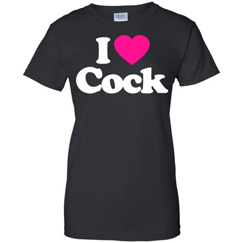 I Love Heart Cock Funny T Shirt Shirt Design Online
