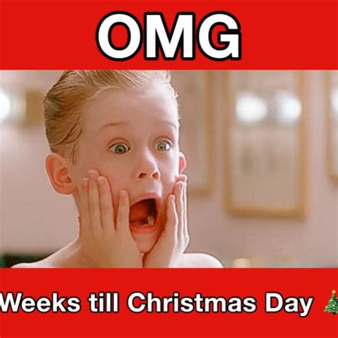 Christmas Countdown Video Christmas Memes Weeks Till Christmas