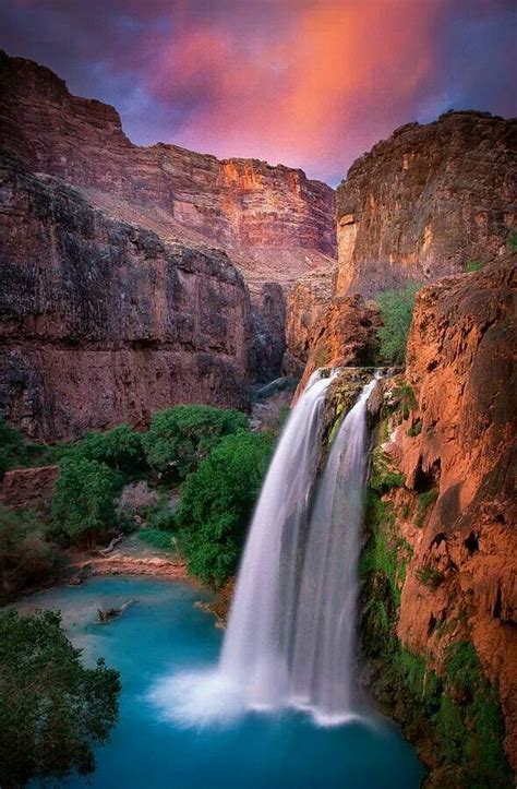 Arizona Havasu Falls Places To Visit Beautiful Nature