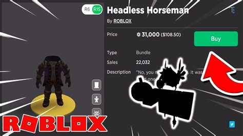 Buying My Dream Item In Robloxheadless Horseman Roblox Youtube