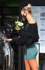 HAILEY BIEBER Out For Green Juices After Workout In West Hollywood HawtCelebs