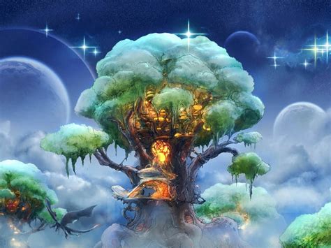 Fantasy Tree Art Magical Background With Images Fantasy Tree Tree