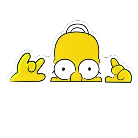 Homer Simpson Sticker