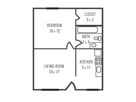 Small One Bedroom House Floor Plans One Bedroom House Plans 1 Bedroom