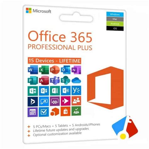 Microsoft Office 365 Professional Plus For 15 Devices Lifetime