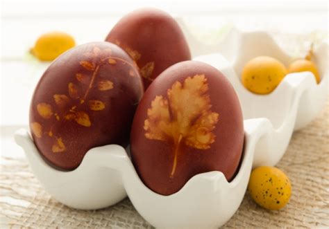 Ostereier rot färben mit Zwiebelschalen Rezept