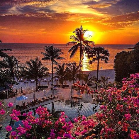 Phuket Sunset Thailand 🌅🌴 Credits Laurenbaxter2 Thailand Pictures