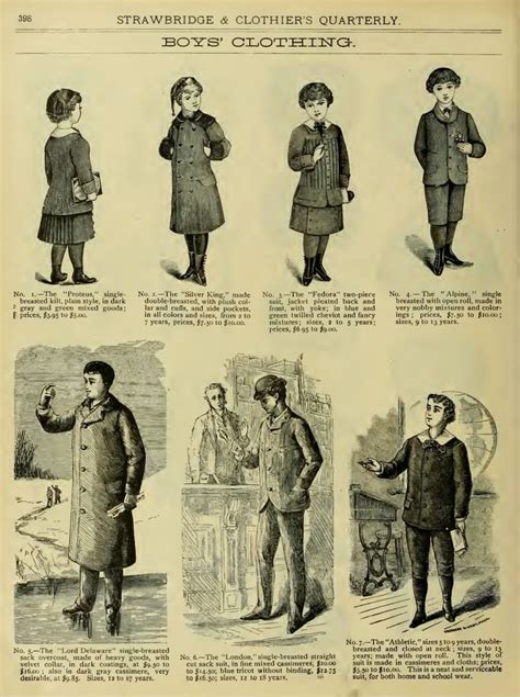 1883 Victorian Boys Fashion And Childrens Clothing Victorian