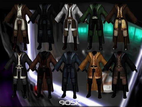 90sks Jedi Master Robes At Star Wars Knights Of The Old Republic 2