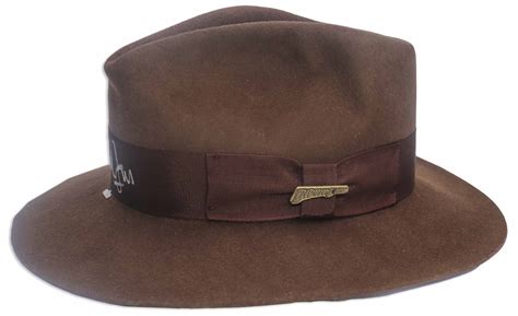Lot Detail Harrison Ford Signed Indiana Jones Fedora With Beckett Coa