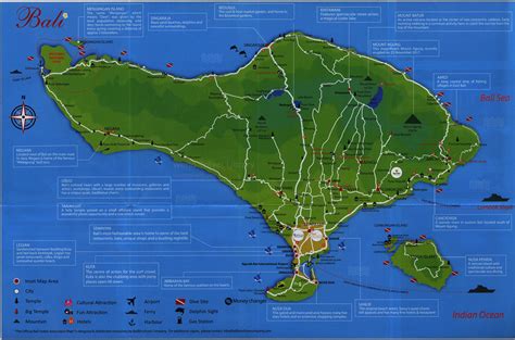 Bali Hotels Association Official Bali Map 20182 Indonesia Map