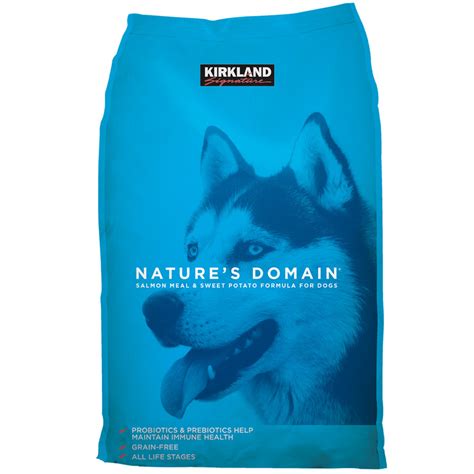 Best grain free dog food buying guide. Kirkland Signature Nature's Domain Salmon Meal & Sweet ...