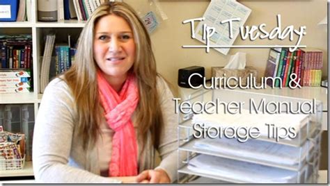 Tip Tuesday Curriculum And Teacher Manual Storage Tips Confessions Of