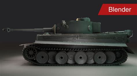 Tiger 1 Tank Pbr 3d Model Cgtrader