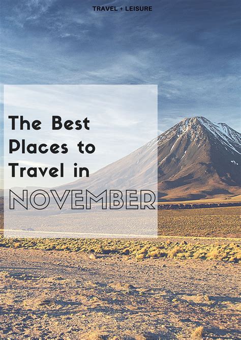 Best Destination To Travel In November