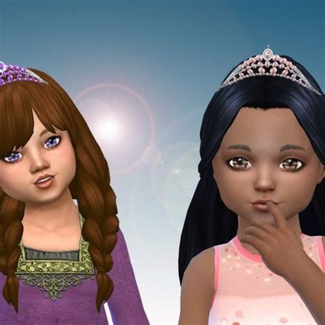 Wind Tiara For Girls My Stuff Sims 4 Children Sims 4 Toddler Sims 4