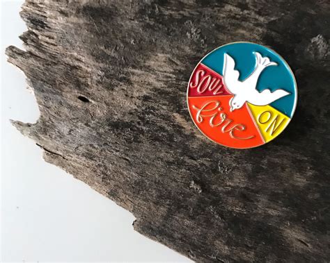 Holy Spirit Enamel Pin