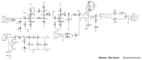 Diy Solid State Guitar Amp Schematic Circuit Diagram