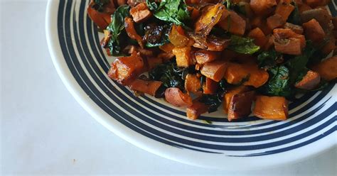 Easy Sweet Potato Spinach Side Dish Recipe Mama Likes To Cook
