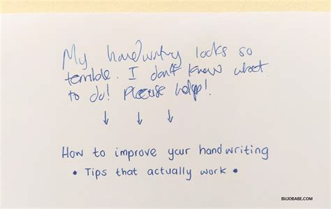 How To Improve Your Handwriting 12 Pro Tips That Work Bujo Babe