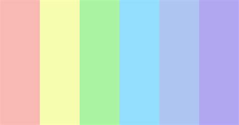 Spring Rainbow Color Scheme Blue
