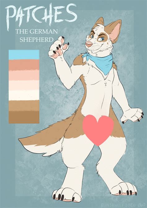 Simple Fursona Reference Sheet Fursuit Reference Character Etsy