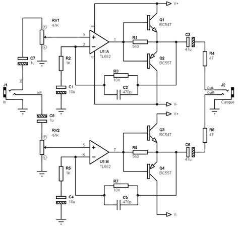 Low Power Amplifier 2 X 100 Mw Archives Amplifier Circuit Design