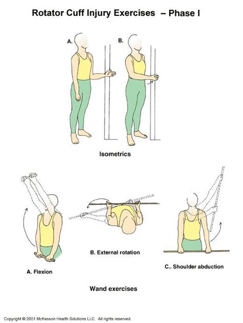 Printable Rotator Cuff Exercises Pdf Printable Templates