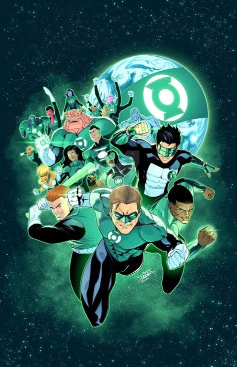 Fan Art The Green Lantern Corps By Letoart Rdccomics