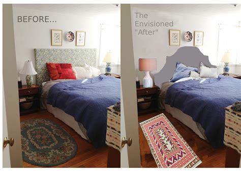 It's a perfect piece for bedroom makeover. Tiptoethrough: Before and After: DIY Headboard Makeover