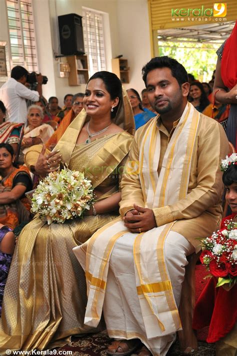 Recently, young actor aju varghese confessed that his wife augustina is also a designer. Aju varghese marriage pics 01934 - Kerala9.com