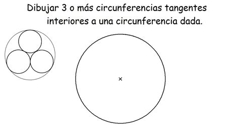 Trazar 3 Circunferencias Tangentes Entre Si 2 A 2 Y Tangentes