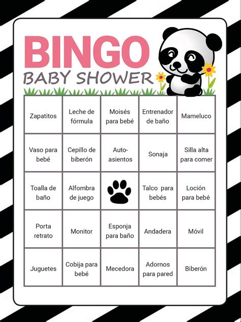 Bingo Juegos Para Baby Shower Mixto Modernos Crucigrama Crucigramas Sexiz Pix