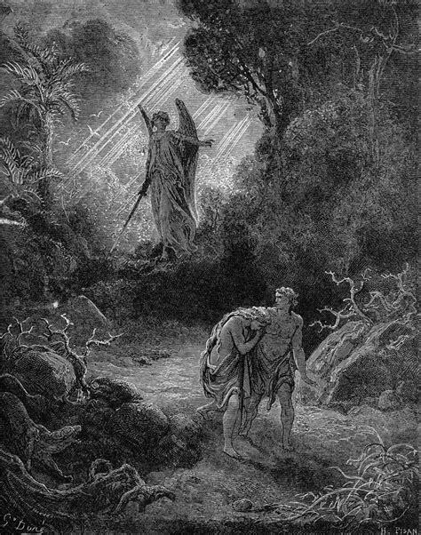 The Expulsion By Gustave Dore Biblical Art Gustave Dore Art