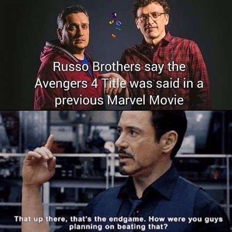 Tony Stark Avengers Endgame Memes Euaquielela