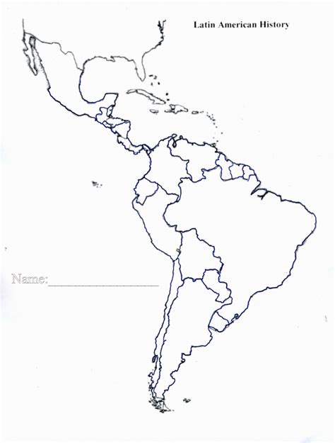 Central America Map Coloring Sketch Coloring Page