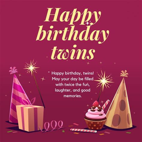 120 Birthday Wishes For Twins Happy Birthday Twins Images