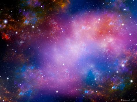 Starry Night Sky Nebula And Stars Vinyl Photography Backdrops Seamless