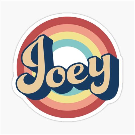 Joey Name Sticker For Sale By Designian Redbubble